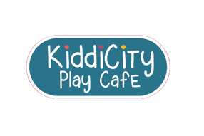 a kid's play cafe logo for kiddicity