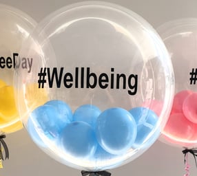 Clear branded Balloons