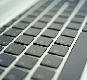 a laptop computer keyboard