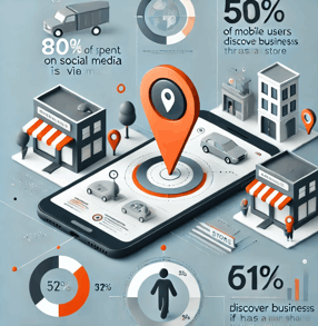 Statistiques de recherche locale des mobinautes. Crédit image C. Crockey