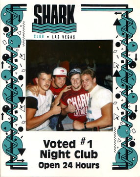 Shawn and Kevin Absher with Tommy Morrison at the Shark Club Las Vegas