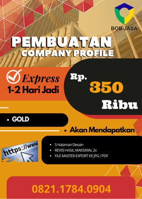 Desainin Pro Jasa Desain Compro Company Profile d Kota Kabupaten 350 Rbu