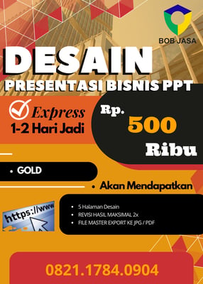 Desainin Pro Jasa Desain Presentasi Bisnis di Kota Kabupaten 500 Ribu