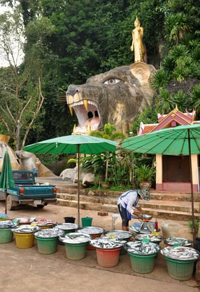 marché du Wat Tham SIng