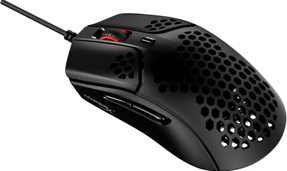 HyperX Pulsefire Haste – Ratón alámbrico para juegos – Ultraligero, 59 g, negro