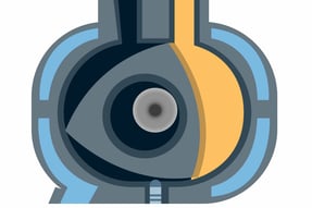 a train engine engine with a yellow and blue engine