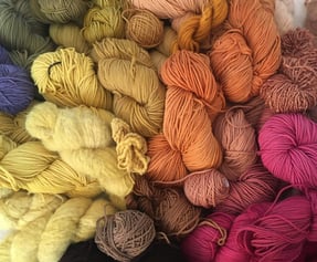 botanical dyed yarn