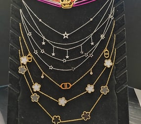 Nouvelle collection collier en acier inoxydable