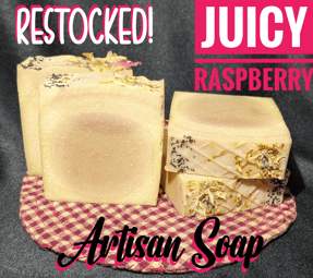 a set of rustic soap bars