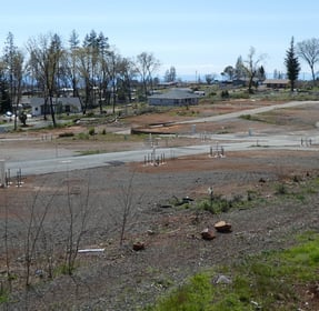 Commercial lot under evironmental risk evaluation.