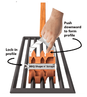 This BBQ Scraper is Guaranteed to clean the BBQ grill grates and guaranteed to last a LIFE TIME!