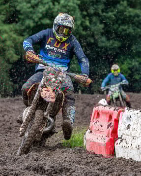 Motocross rider, Babel, North Wales, UK