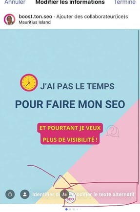 seo instagram balise alt