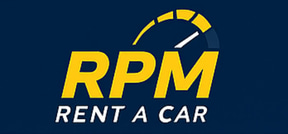 RPM Rent a Car logo