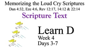 Learn D (Days 3-7)