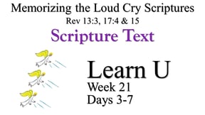 Learn U (Days 3-7)