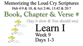 Learn I (Days 1-3)