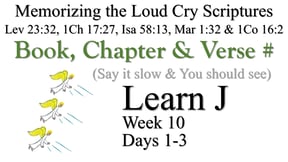 Learn J (Days 1-3)