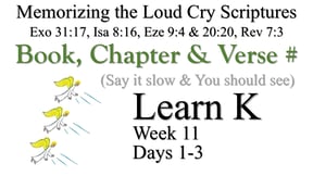 Learn K (Days 1-3)