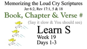 Learn S (Days 1-3)