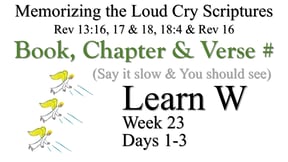 Learn W (Days 1-3)
