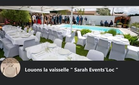 louons la vaisselle "sarah events loc"