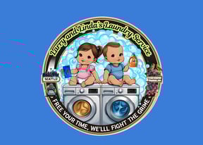 Larry & linda's laundry service logo