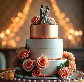 a wedding cake