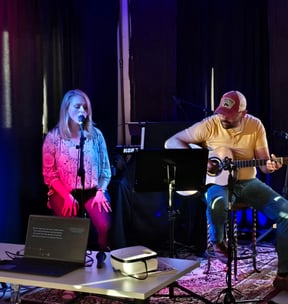 Phil and Elisabeth Krafft Performing