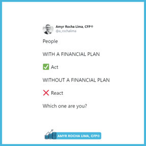 Amyr Rocha Lima Chartered Financial Planner Financial Literacy Campaign