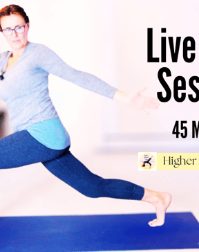Live yoga session on Youtube with Marie-Aude