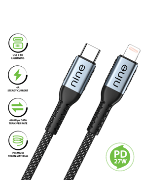 NINE USB C TO LIGHTNING