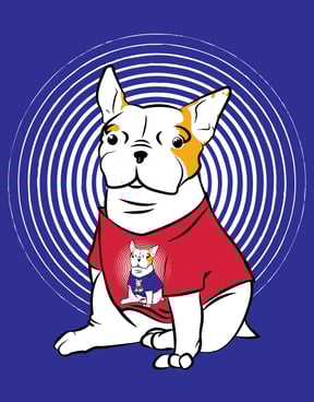 Psychedelic Frenchie