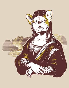 Mona Lisa Frenchie