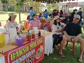 WKRI Tuka ikut serta hadir menawar menu-menu kepada para pemancing