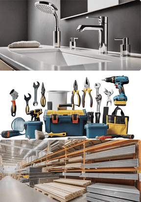 Sanitary, Hardware and Pipes