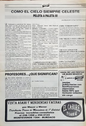 Temperley en Imágenes - 30/11/1994