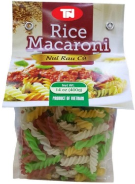 Rice Macaroni Vegetables Twisted, Nui rau củ UpBe Food