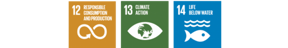 SDG 12 SDG 13 SDG 14