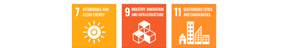 SDG 7 SDG 9 SDG 11