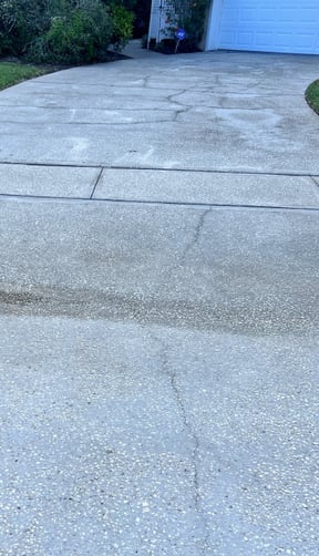 iPressureWash Wedgefield cleaned driveway