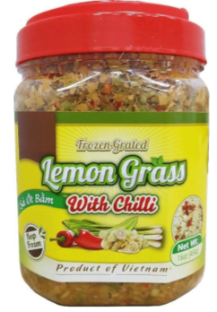 Frozen Grated Lemongrass With Chili,Sả xay đông lạnh với ớt UpBe Food