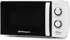 Orbegozo MI 2115, Microondas, 700 W, 6 niveles de funcionamiento, 20 litros de capacidad