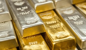 gold and silver bullion bars