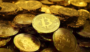 pile of bitcoin for investing