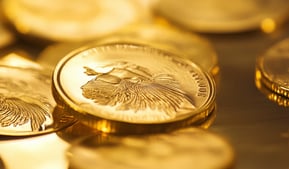 1 oz of gold