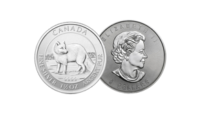 canadian arctic fox silver coin