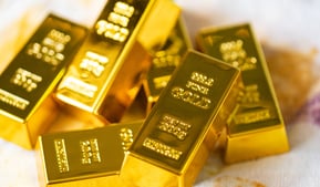 gold bars as tangible assets