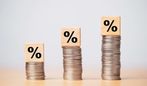 coins with % for interest rates