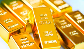 gold bars in pile